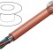Cablu RS232 ecranat roșu 4x2x24AWG