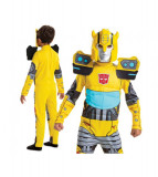 Costum carnaval Bumblebee - Transformers, pentru copii , marime M ( 7-8 ani), Godan