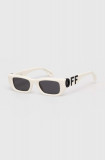 Off-White ochelari de soare femei, culoarea alb, OERI124_490107