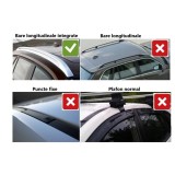 Bare transversale Green Valley Quick Vento Premium Silver Aluminiu pentru SKODA Kodiaq Suv 2024-prezent, cu prindere pe bare longitudinale integrate