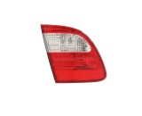 Stop spate, lampa Mercedes Clasa E (W211) 03.2002-06.2006, model: Combi (Elegance, Avantgarde), montare spate, stanga, rosu-alb; cu locas bec; intern