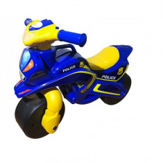 Motocicleta de impins MyKids Police Music 0139/57 Albastru Galben