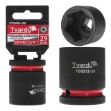 Cheie tubulara de impact in 6 puncte 3 / 4&quot;, 29 mm, Cr-Mo, Tvardy T00212-29