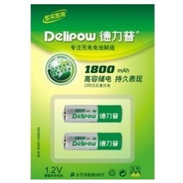Set 2 Acumulatori tip R6 1.2V 1800mAH Delipow foto