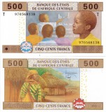 STATELE CENTRAL AFRICANE (REPUBLICA CONGO) 500 francs 2002 UNC!!!