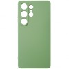 Husa tip capac spate silicon TPU Matte verde deschis pentru Samsung Galaxy S25 Ultra