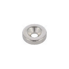 Magnet neodim, 3mm, 12mm, ELESA+GANTER - GN 55.1-ND-12-3.5-3