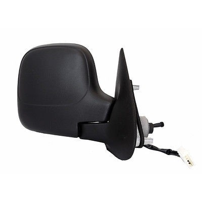 Oglinda exterioara Citroen Berlingo (Mf), 07.1996-02.2008, Peugeot Partner (G), 07.1996-03.2008, Dreapta, Crom, electrica, carcasa neagra, Convex, Be