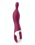 Stimulator A-Mazing 1 Punctul A 12 Moduri Vibratii Silicon USB Mov 21.8 cm, Satisfyer