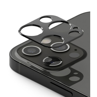 Rama Protectie Ringke Camera spate pentru Apple iPhone 12 Pro Max, Gri ACCS0014 foto