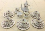 Set - ceai / cafea - portelan Englezesc - Royal Albert - Sweet Violets - 6 pers