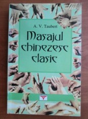 Masajul chinezesc clasic - A. V. Taubert foto