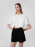 Tricou crop top oversize cu adaos de modal pentru femei, 4F Sportswear