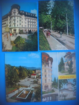 HOPCT LOT 4008 -IP- 4 CARTI POSTALE-GOVORA -JUD VALCEA --CIRCULATE foto