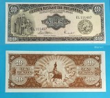 Filipine 10 Pesos 1949 &#039;Seria englezeasca&#039; UNC serie: EL111497 p136