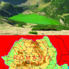 Das Cindrel Gebirge / Muntii Cindrel - Wanderkarte / Harta turistica 1 : 60 000