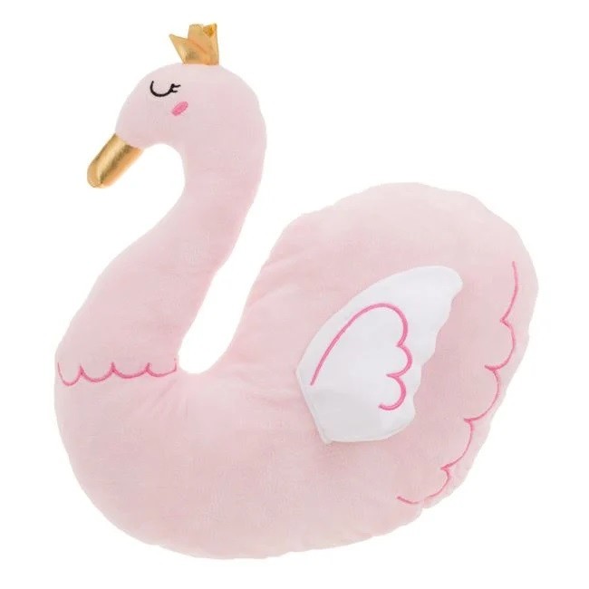 Perna pentru Copii Decorativa Lebada Roz 35x35 cm