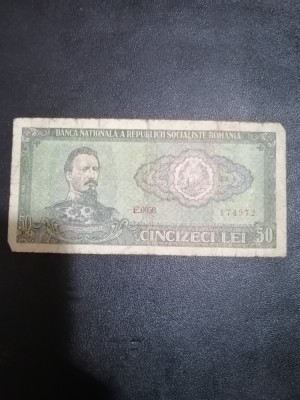 Bancnota CINCI ZECI LEI - 50 Lei - 1966 foto