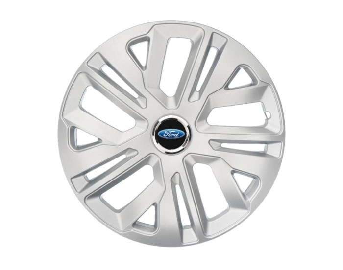 Set 4 capace roti 14``Raven Gri, Compatibile cu Ford