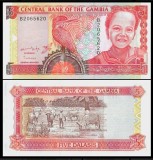 Gambia 1996 - 5 dalasis UNC