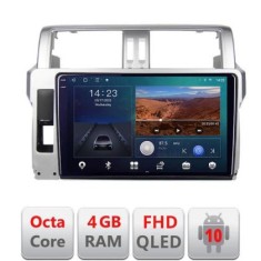 Navigatie Toyota Landcruiser J150 Prado 2014-2017 B-065 Android Ecran QLED octa core 4+64 carplay android auto KIT-065+EDT-E310V3 CarStore Technology foto