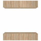 Cumpara ieftin Comode TV, 4 buc., stejar sonoma, 80x30x30 cm, lemn prelucrat