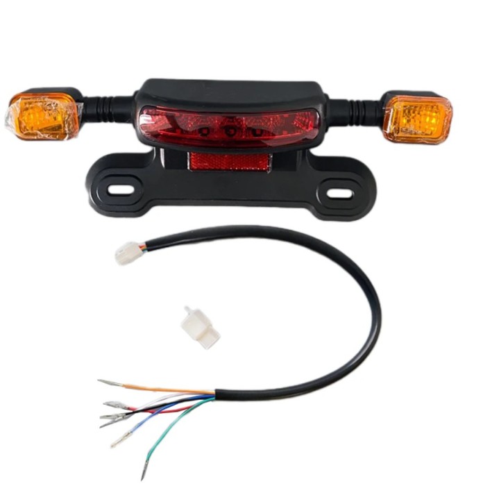 Lampa Spate 3 in 1 pentru Motociclete Electrice &ndash; LED Puternic 12V&ndash;60V