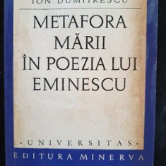 Metafora marii in poezia lui Eminescu- Ion Dumitrescu