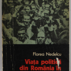 VIATA POLITICA DIN ROMANIA IN PREAJMA INSTAURARII DICTATURII REGALE de FLOREA NEDELCU , 1973