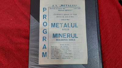 program Metalul Aiud - Minerul Mold. Noua foto