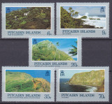 DB1 Ins. Pitcairn 1981 Peisaje 5 v. MNH, Nestampilat