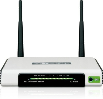 ROUTER TP-LINK; model: TL-MR3420; MANAGEMENT; WIRELESS; PORTURI: 4 x RJ-45 10/100 foto