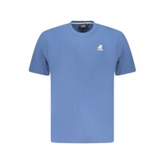 U.S. Grand POLO Tricou barbati simplu din bumbac cu logo brodat, albastru, S