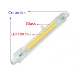 R7S 10W 118mm Lampa LED COB alb cald - Nereglabil Conținutul pachetului 1 Bucată, Oem