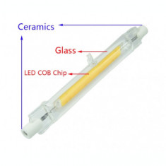 R7S 10W 118mm Lampa LED COB alb cald - Nereglabil Con?inutul pachetului 1 Bucata foto
