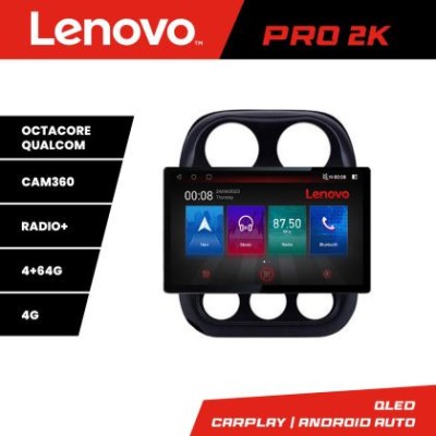 Navigatie Jeep Compass 2010-2016 Manual K-2500 Lenovo PRO 4+64 13 inch 2K android 4G DSP gps internet 32 CarStore Technology foto