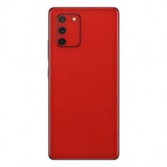 Set Folii Skin Acoperire 360 Compatibile cu Samsung Galaxy S10 Lite (Set 2) - ApcGsm Wraps Cardinal Red