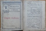 Garabet Ibraileanu , Dupa razboiu ; Cultura si literatura , Iasi , 1921 , ed. 1