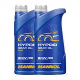 Pachet 2 litri Ulei Transmisie MANNOL Hypoid 80W90 GL-4 GL-5 LS Diferentiale Sarcini Extreme