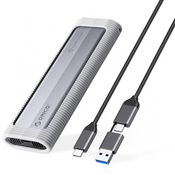 Rack Orico AXM2F-V1 pentru SSD SATA M.2 NGFF, Gri