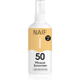 Naif Sun Mineral Sunscreen SPF 50 spray protector pentru plajă SPF 50 100 ml