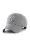 47 brand șapcă de baseball din amestec de l&acirc;nă MLB New York Yankees culoarea gri, B-MVPSP17WBP-DYC