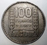 1.424 ALGERIA OCUPATIE FRANCEZA 100 FRANCS FRANCI 1950