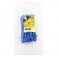 Set 100 buc colier cablu 140x3.6mm din plastic albastru Cobra 9134