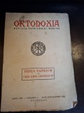 Ortodoxia. Revista Patriarhiei Romane nr.1/1956