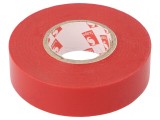 Bandă Izolatoare Roșie 19mm x 25m x 0,15mm