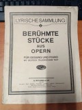 AS - PARTITURA - G. VERDI - LYRISCHE SAMMLUNG - BERUHMTE STUCKE AUS OPERN, FUR GESANG UND PIANO