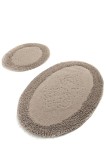 Cumpara ieftin Set Covor de baie (2 bucăți), Maro