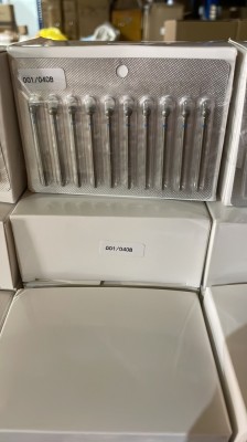 Capăt de freză de diamant pentru cuticule, bilă, br&amp;acirc;u albastru, 001/040B foto