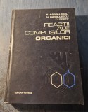 Reactii ale compusilor organici E. Barbulescu